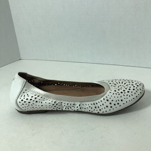 Vionic Ballet Flats Womens Size 6.5 Robyn White Perforated Upper Slip On C3 - Picture 13 of 15